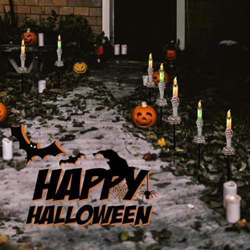 Halloween Decorations Outdoor, Solar Pathway Lights, 20 Pack - Image 4