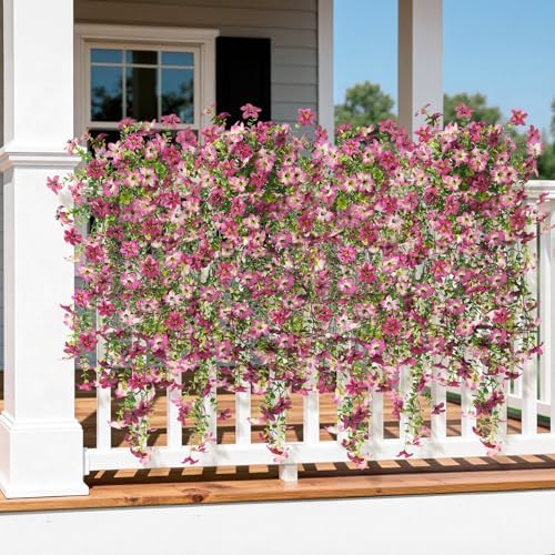 Artificial Fake Hanging Flowers Plants for Outdoor Spring Summer Decoration - Image 4