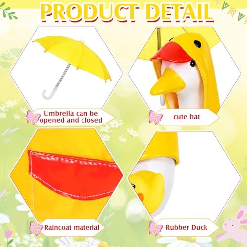 Soulchen 3 Pcs Summer Goose Outfit Porch Lawn, Rubber Ducky, 23 Inch - Image 3
