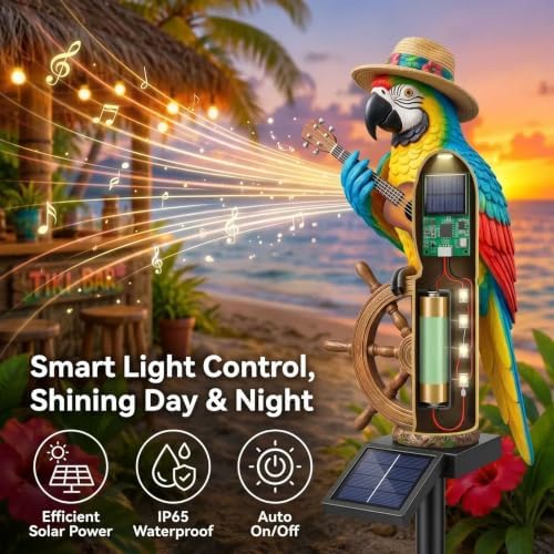 Halloween Decorations Outdoor-Parrot Solar Stake Lights Halloween Decor (A) - Image 6