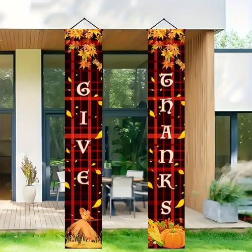 BlissYard Thanksgiving Porch Banner 12x71 Inch - Image 5