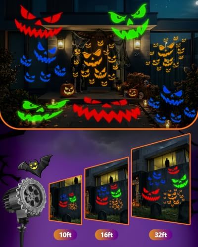 Ultra Bright Halloween Projector Lights Outdoor, Moving Eye Projection - Image 5