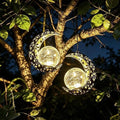 Moon Solar Lanterns Set, Hanging Outdoor Decor, Garden Gifts for Women by QCF