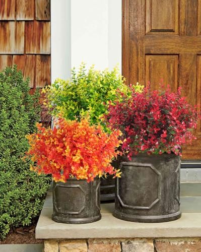 RECUTMS Ferns Artificial Plants Artificial Plants & Greenery Red Eucalyptus - Image 5