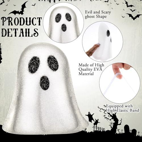 Aurelema 2 Pcs Halloween Porch Light Cover, Ghost - Image 4