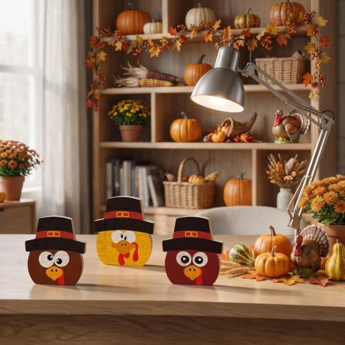 Smile Thanksgiving Wooden Decor - Image 4