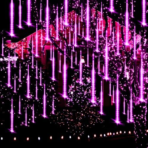 Adecorty Halloween Lights Outdoor, Purple Halloween Decorations, UL Plug - Image 3