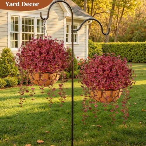 Alupssuc 4 PCS Fall Hanging Flowers Artificial for Outdoor Indoor Decor - Image 6
