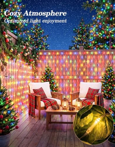 34.5x5FT Christmas Net Lights Outdoor Plug in with 8 Modes - Image 6