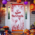 Halloween Handprint Door Windoor Cover for Outdoor Indoor Halloween Eve Background Party Wall Decoration by BULLSPANN