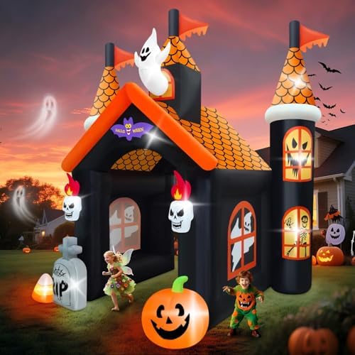 12FT Halloween Inflatable Archway, Kalolary Large Haunted House Inflatables - Image 3