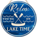 Lake Gifts Wood Hanging Sign for House Home, Lake Life Wall Decor Sign for Bedroom Bathroom Living Room by FDLLAUS