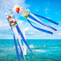 NOVWANG 40 Inch Lighthouse Windsock, Cruise Wind Sock for Vacation Beach Party Decorations Summer Outdoor Hanging Flag for Garden Yard Patio Decor by NOVWANG