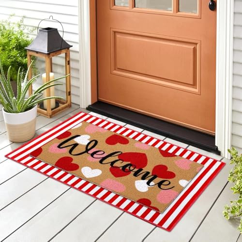 Tinideya 2 23.6 X 35.4 Inches Valentine Heart Red White - Image 5