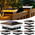 btfarm Solar Post Cap Lights, 2 Colors Modes, Fit 4x4 3.5x3.5 Wooden/Vinyl by btfarmdecorativelighting