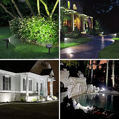 WELALO Solar Light Outdoor, IP68 Waterproof, 65 LED, Cool White, 6 Pack - Image 2