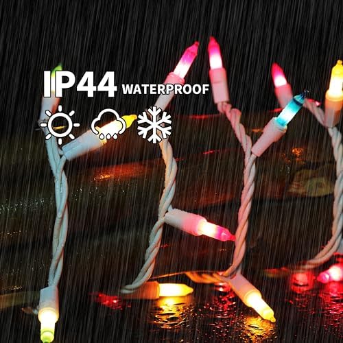 LAMPHOME Easter String Lights,Super-Bright Extendable 100 Count 19.6FT White Wire Mini Pastel Fairy Lights, 120V UL Certified for Garden Patio Holiday Party Outdoor Indoor Decoration, Multicolor - Image 6