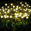 4 Pack Solar Lights Outdoor Waterproof, Garden Lights Solar Flowers by IUEECEN