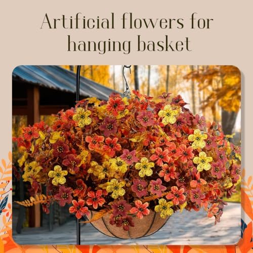 Artificial Fall Flowers for Outdoors 36 pcs Faux Plants Outside - Image 7
