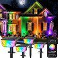 Brizled Solar Halloween Spotlight Outdoor, Smart LED Landscape Light, RGBCW by Brizled