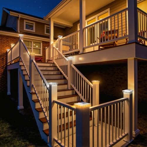 btfarm Solar Post Cap Lights, 2 Colors Modes, Fit 4x4 3.5x3.5 Wooden/Vinyl - Image 7