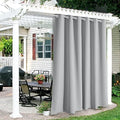 RYB HOME Outdoor Curtains for Patio Waterproof Privacy Thermal Insulated by RYBHOME