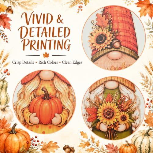 3Pcs Fall Yard Signs Stakes Decor Gnome Autumn Thanksgiving Decorations - Image 4