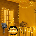 Brightown Solar String Lights 19.6Ft, 60 LED Globe Waterproof, 8 Modes by Brightown