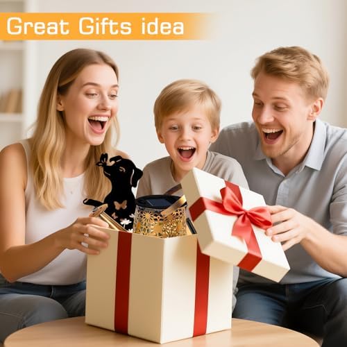 Solar Garden Lights Outdoor Decor, Watering Can with Dog Stake, Waterproof - Image 6