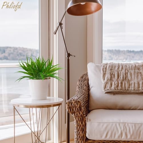 16Pcs Artificial Grass Fake Plants 17.3in 16 Leaves Outdoor Fake Grass UV Resistant Greenery Plastic Plants for Home Window Garden Patio Hanging Planter Pathway Front Porch Décor Green - Image 4