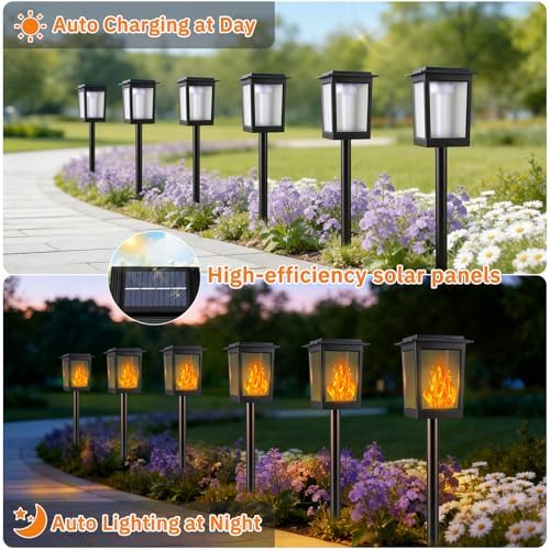 KYEKIO Large Size & Gen2 Flame Solar Torch Lights for Halloween Decorations - Image 5