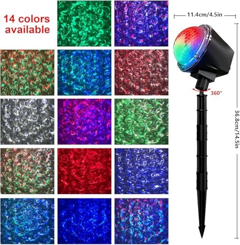 Christmas Ocean Wave Projector Light Outdoor，Halloween Water Effect Lamp - Image 6