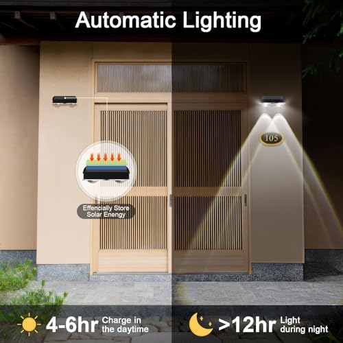 Solar Fence Lights Outdoor 16 Pack, Warm White & Cool White & 6 Colored+RGB Color Changing, High Bright LED Spot Lens Deck Lights Dusk to Dawn for Backyard Stair Railing Patio Wall, IP65 Waterproof - Image 3