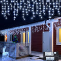 White Christmas Lights Outdoor 66ft 640 LED Icicle Lights for Outside House by Nielfoi