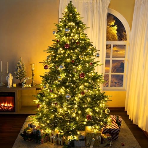 LAMPHOME 60 LED Christmas String Lights Outdoor/Indoor, Warm White String Light - LED Christmas Lights, Mini led Lights, Extendable Waterproof Fairy String Lights for Xmas Tree Holiday Party Garden - Image 6