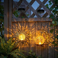 Solar Hanging Sun Moon Lanterns,Outdoor Waterproof Yard Lights Gifts by QCF