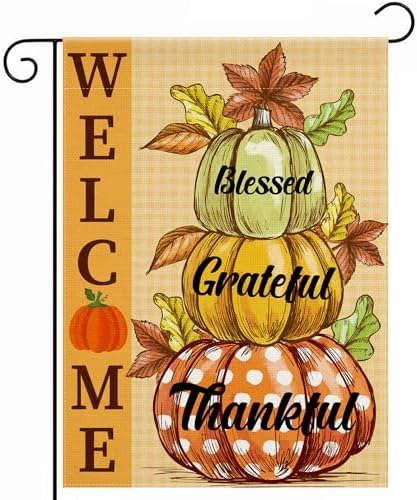 OHOME Fall Decor - Fall Garden Flag - Thanksgiving Decorations by OHOME