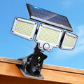 Clip on Solar Lights Outdoor, 3000LM Flood Lights with Motion Sensor,USB-C by LUHLEE