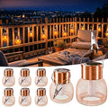 Anordsem Solar Hanging Lights Outdoor: 8 Metal Mesh Flame Lanterns with Clip - Waterproof LED Warm Lighting for Christmas Tree Yard Garden Decor - Xmas DIY Gift for Homeowners Camper by Anordsem