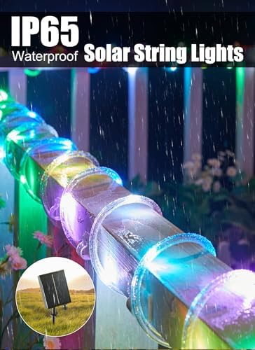 Brightown Solar String Lights Outdoor Waterproof, 39FT 100LEDs, Multicolor - Image 5