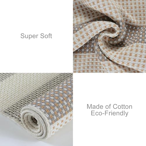 OJIA Indoor Outdoor Rugs 3'x5' Washable Area Rug Entryway Front Door Mat - Image 5