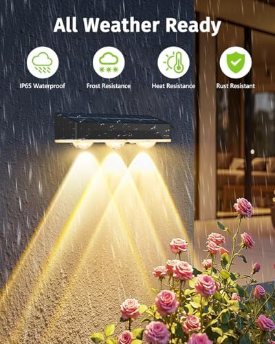 Solar Fence Lights Outdoor 12 Pack Upgraded High Brightness 3 LED Spot Lens Waterproof Deck Lights 7 Mode Warm&Cool White RGB Solar Powered Wall Lighting Decor for Outside Patio Step Backyard Railing - Image 4