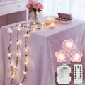 suddus 40 LED 12.8 ft Cherry Blossom Vine Lights Battery Powered with Timer by SUDDUS