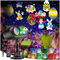 LIFFY Easter Decor Projector Lights Outdoor - 3 in 1 HD Effects (Firefly & Ocean Wave + 10 Slides & 10 Colors) Waterproof with Timer Holiday Landscape Light for Indoor Outdoor House Decor by LiffyArt
