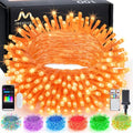 JMEXSUSS 100 LED Orange and Purple Color Changing Halloween String Lights by JMEXSUSS