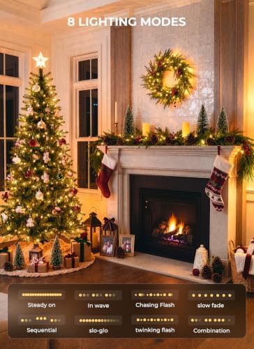 LED Christmas Lights Indoor Outdoor, 99FT 300 Count Mini String Lights - Image 5