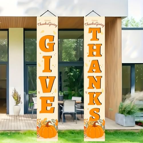 HOMETITUTE Welcome Fall Porch Banner Set 12 x 71 Inch 2 Pack - Image 5