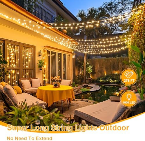 JMEXSUSS 1000 LED Christmas String Lights with Remote, Outdoor Lights - Image 2
