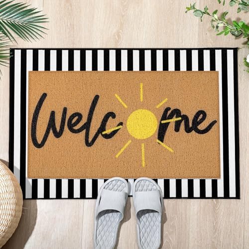 Tinideya 2 23.6 X 35.4 Inches Golden Sun Black White and Brown - Image 4