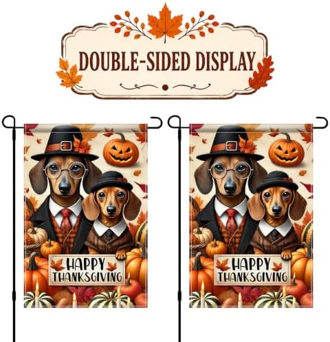 BlissYard Thanksgiving Fall Harvest Pumpkin Garden Flag 12x18 Inch Sign - Image 4